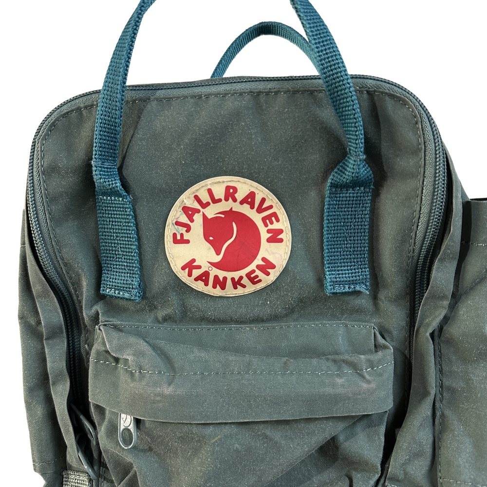 Fjallraven Kanken‎ Mini Backpack in Green Teal w/ Adjustable Straps